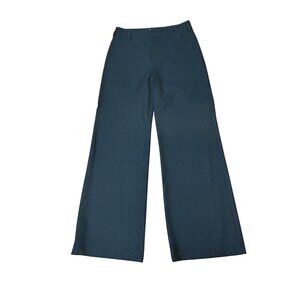 Vince Dark Gray Wide-Leg Wool Pants Trousers Business Size 6